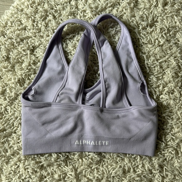 Alphalete Sports bra. Medium. Lavender. - Picture 2 of 4